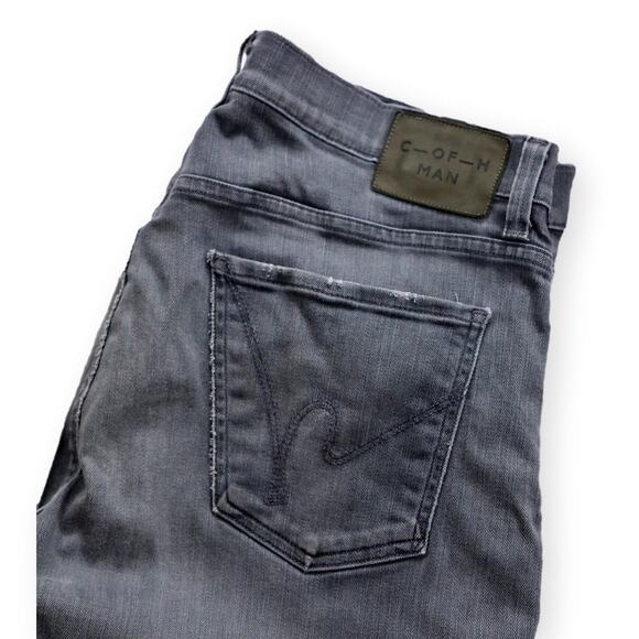 Citizens of Humanity Mens Core Jeans Gray Denim Straight Stretch 38 - Picture 8 of 8